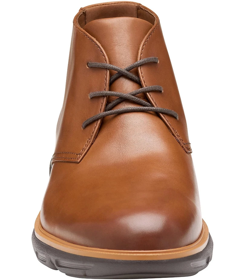 Johnston & Murphy Men's Larkin Leather Plain Toe Chukka Boots