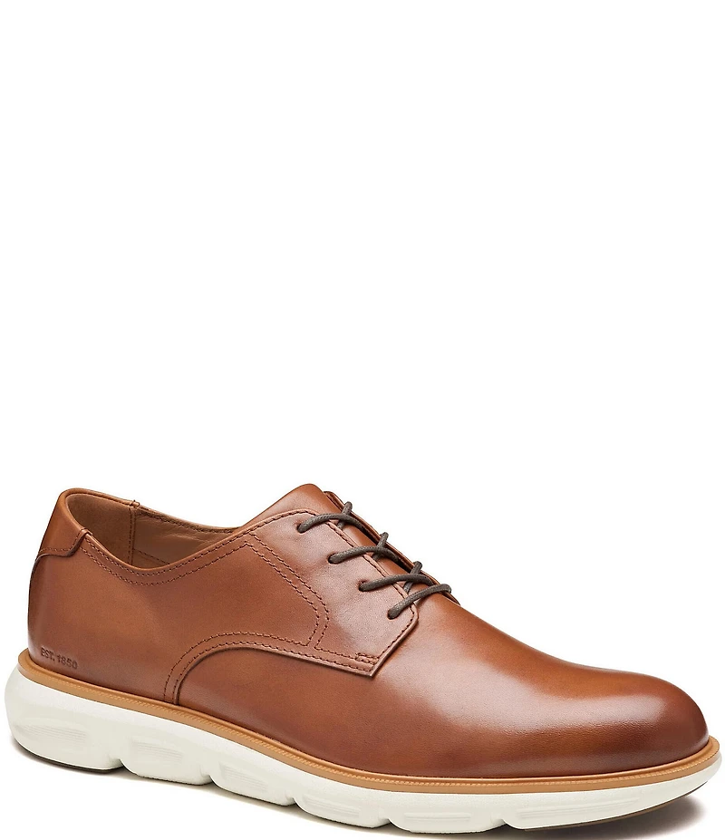 Johnston & Murphy Men's Larkin Leather Plain Toe Oxfords