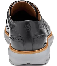 Johnston & Murphy Men's Larkin Leather Brogue Detail Wingtip Oxfords