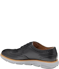 Johnston & Murphy Men's Larkin Leather Brogue Detail Wingtip Oxfords