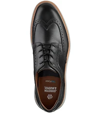 Johnston & Murphy Men's Larkin Leather Brogue Detail Wingtip Oxfords