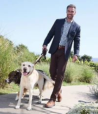 Johnston & Murphy Men's Larkin Leather Brogue Detail Wingtip Oxfords