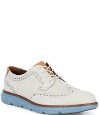 Johnston & Murphy Men's Larkin Wingtip Nubuck Oxfords