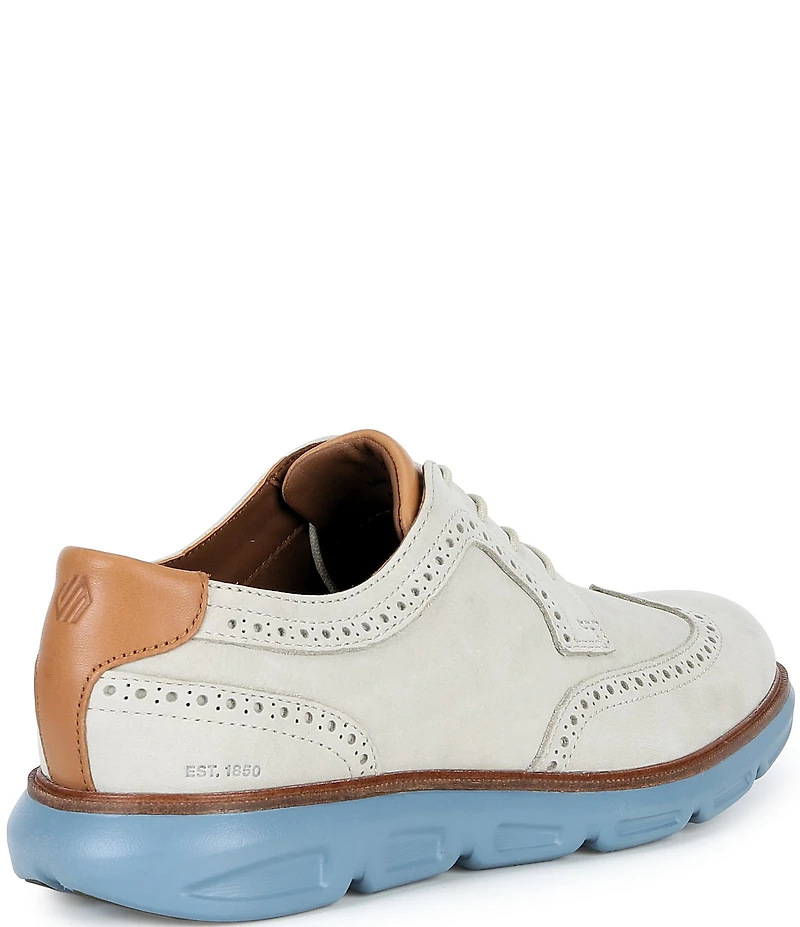 Johnston & Murphy Men's Larkin Wingtip Nubuck Oxfords