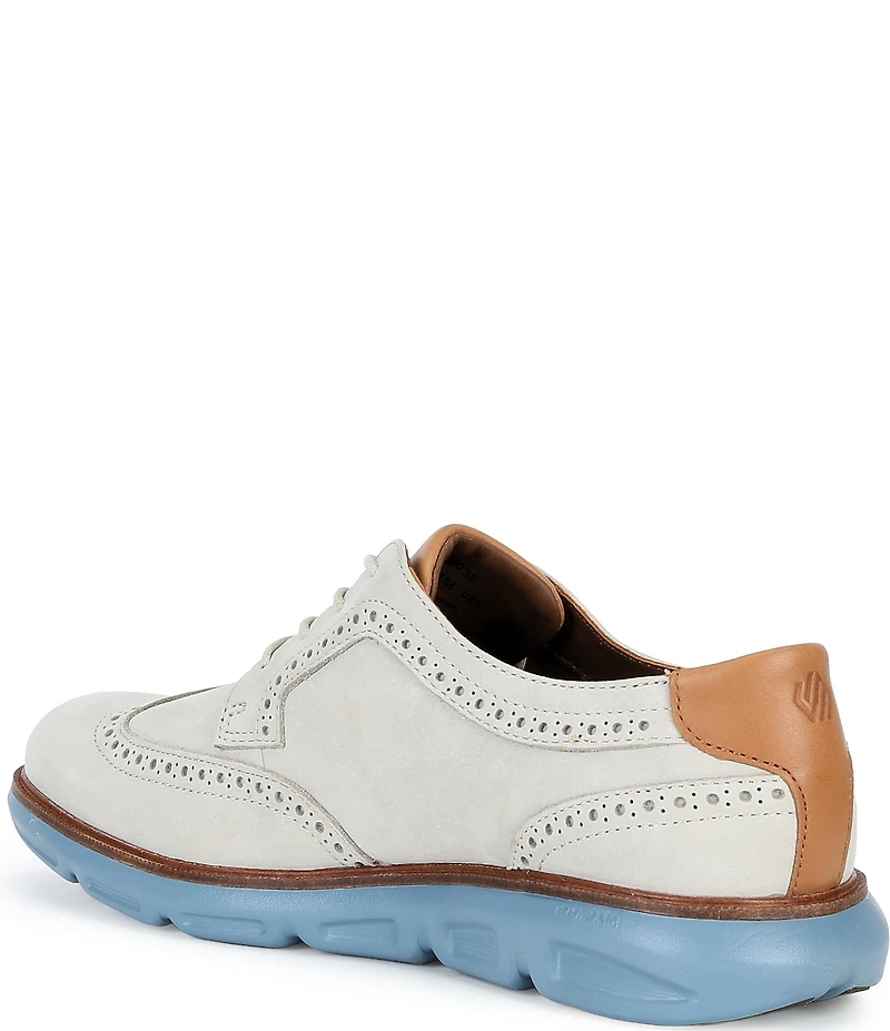 Johnston & Murphy Men's Larkin Wingtip Nubuck Oxfords
