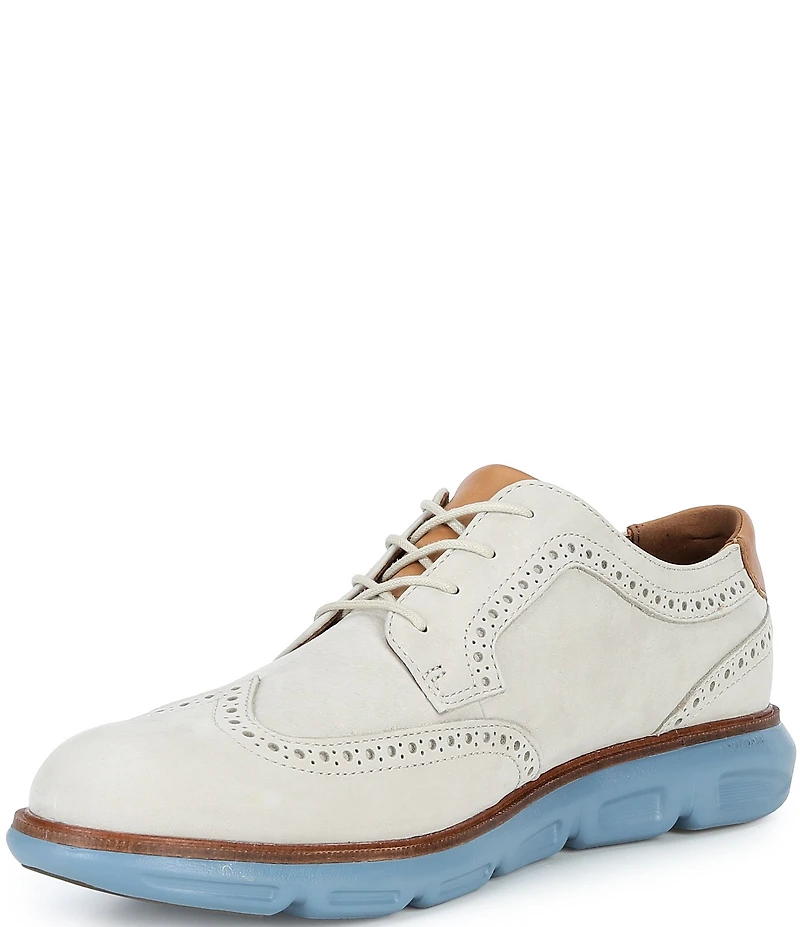 Johnston & Murphy Men's Larkin Wingtip Nubuck Oxfords