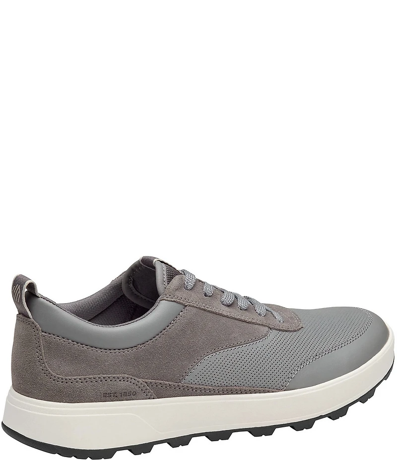 Johnston & Murphy Men's Lucas U-Throat Leather Suede Sneakers