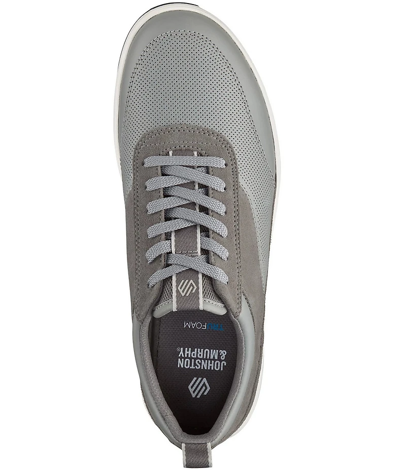 Johnston & Murphy Men's Lucas U-Throat Leather Suede Sneakers