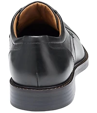 Johnston & Murphy Men's Mason Leather Cap Toe Lace Up Oxfords