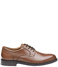 Johnston & Murphy Men's Mason Leather Plain Toe Lace Up Oxfords