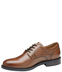 Johnston & Murphy Men's Mason Leather Plain Toe Lace Up Oxfords