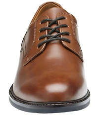 Johnston & Murphy Men's Mason Leather Plain Toe Lace Up Oxfords