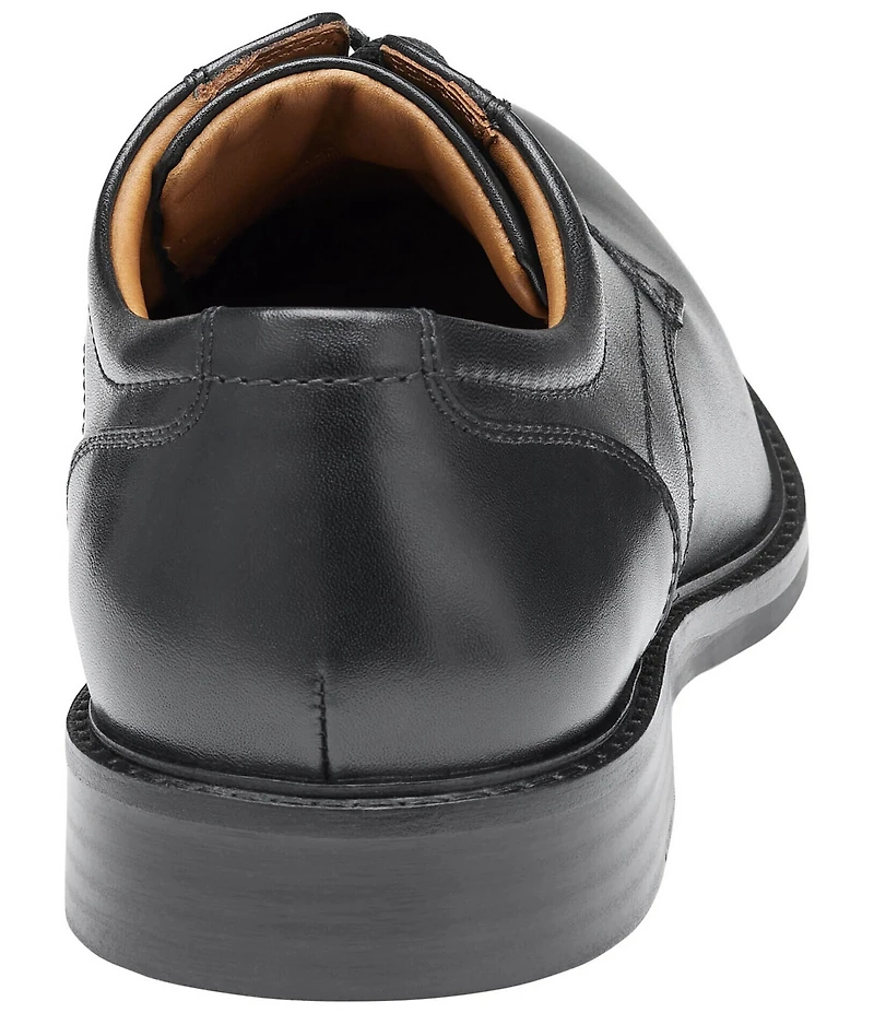 Johnston & Murphy Men's Mason Leather Plain Toe Lace Up Oxfords