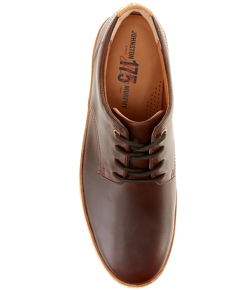 Johnston & Murphy Men's McGuffey 2 175th Anniversary Leather Plain Toe Lace Up Sneakers