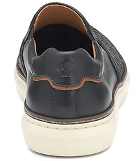 Johnston & Murphy Men's McGuffey 2 Woven Leather Slip On Sneakers
