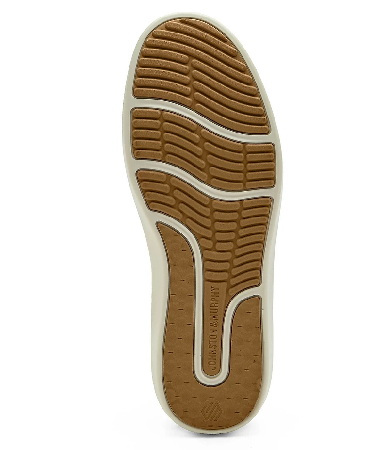 Johnston & Murphy Men's McGuffey 2 Woven Leather Slip On Sneakers