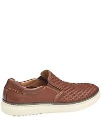 Johnston & Murphy Men's McGuffey 2 Woven Leather Slip On Sneakers