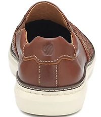 Johnston & Murphy Men's McGuffey 2 Woven Leather Slip On Sneakers