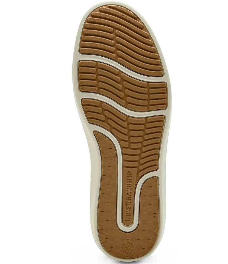Johnston & Murphy Men's McGuffey 2 Woven Leather Slip On Sneakers