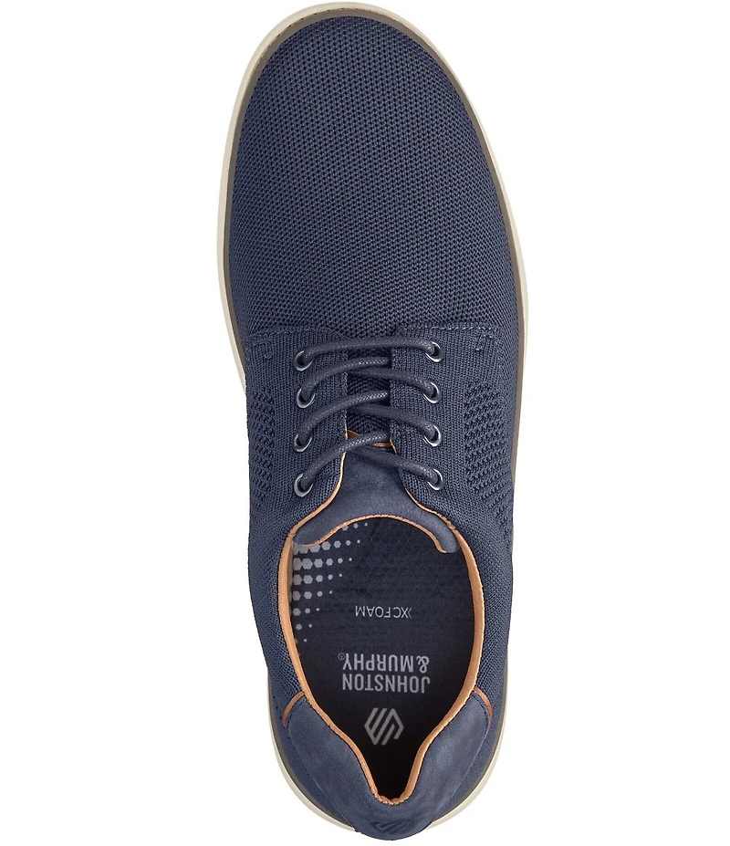 Johnston & Murphy Men's McGuffey 2 Knit Plain Toe Lace Up Sneakers