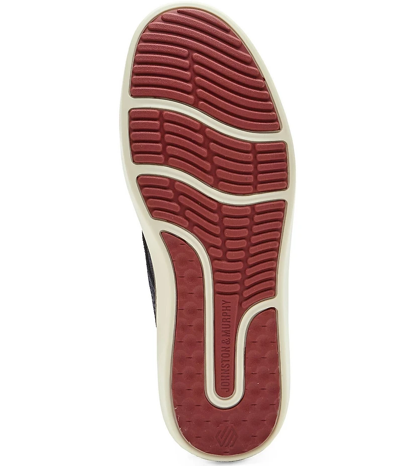 Johnston & Murphy Men's McGuffey 2 Knit Plain Toe Lace Up Sneakers