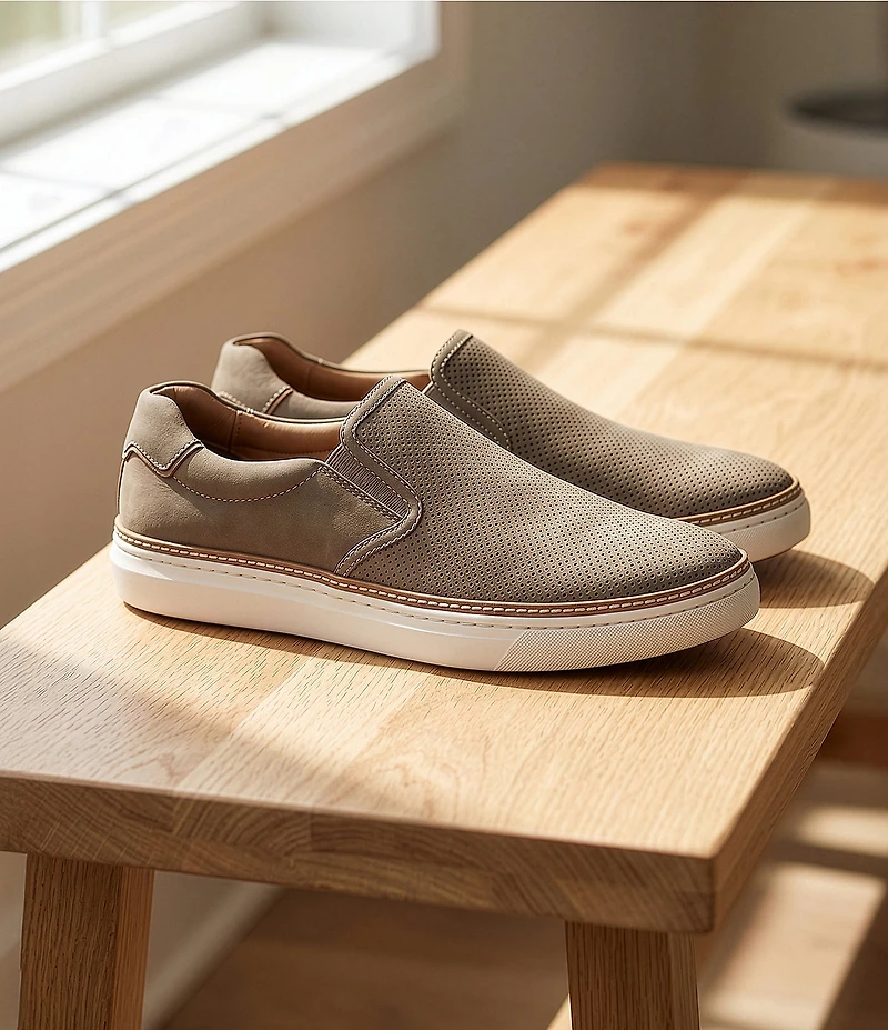 Johnston & Murphy Men's McGuffey 2 Perfed Slip-On Loafers