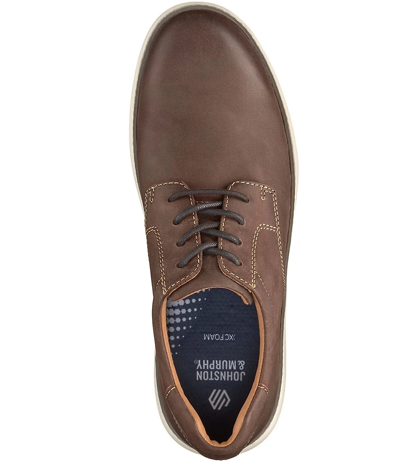 Johnston & Murphy Men's McGuffey 2 Leather Plain Toe Oxfords