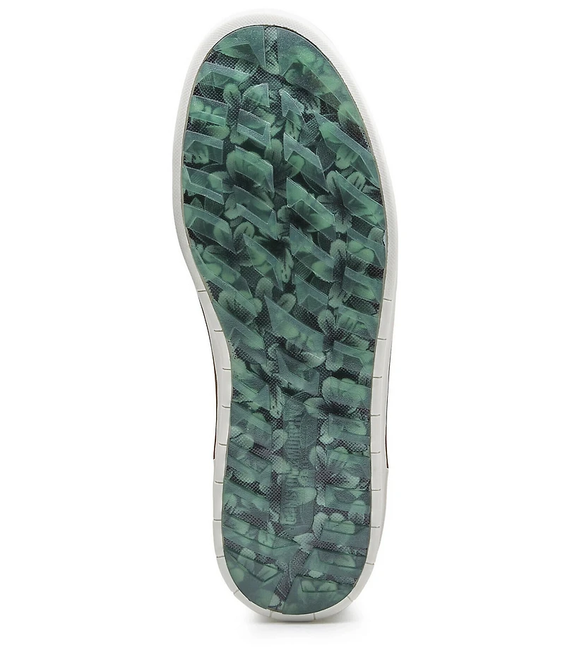 Johnston & Murphy Men's McGuffey GL1 Hybrid Waterproof Leather Lace Up Golf Sneakers