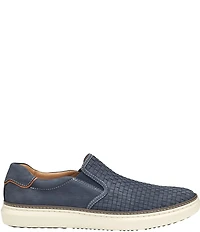 Johnston & Murphy Mens McGuffey 2 Woven Nubuck Slip On Sneakers