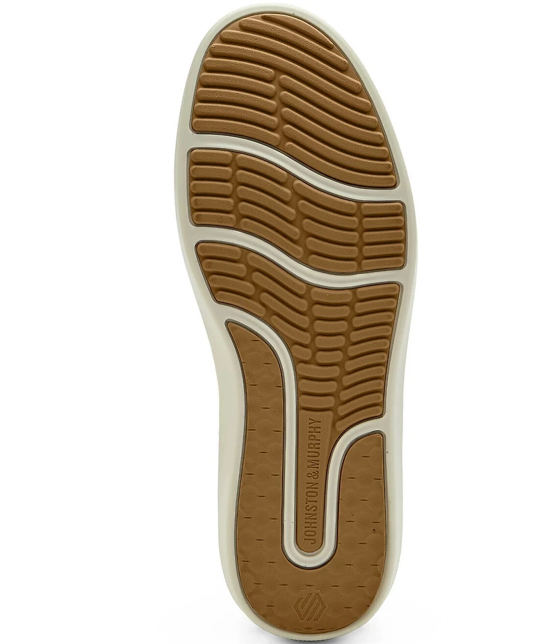 Johnston & Murphy Mens McGuffey 2 Woven Nubuck Slip On Sneakers