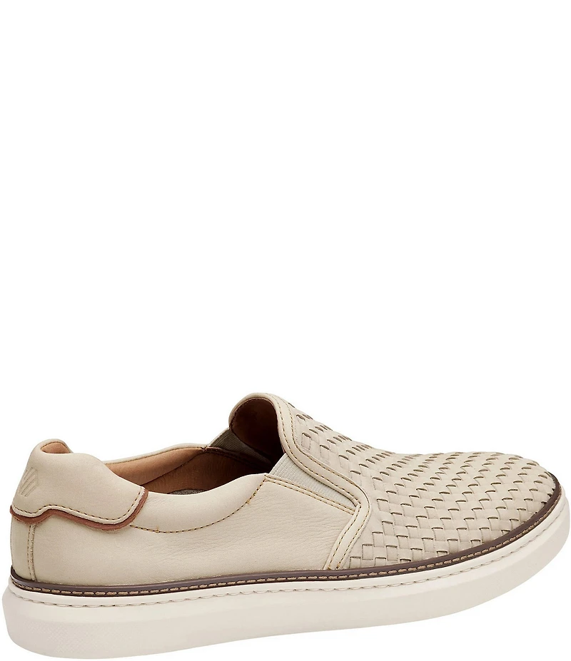 Johnston & Murphy Men's McGuffey 2 Woven Nubuck Slip On Sneakers