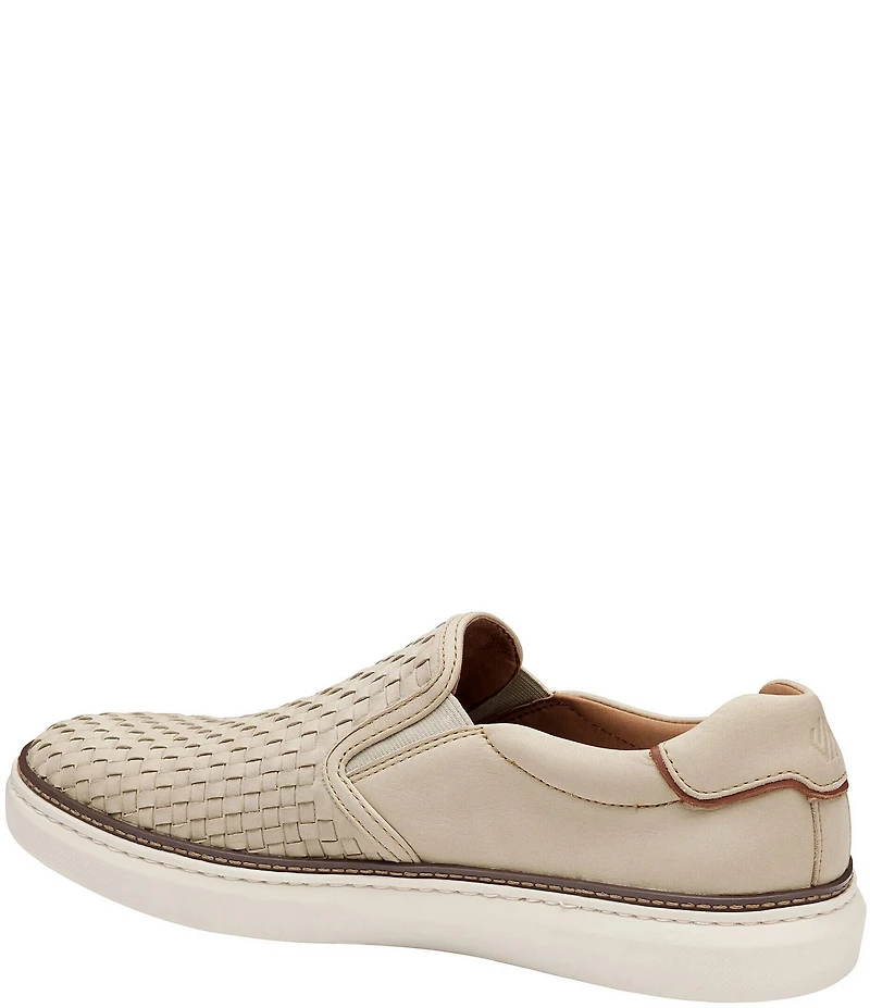 Johnston & Murphy Men's McGuffey 2 Woven Nubuck Slip On Sneakers
