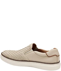 Johnston & Murphy Men's McGuffey 2 Woven Nubuck Slip On Sneakers