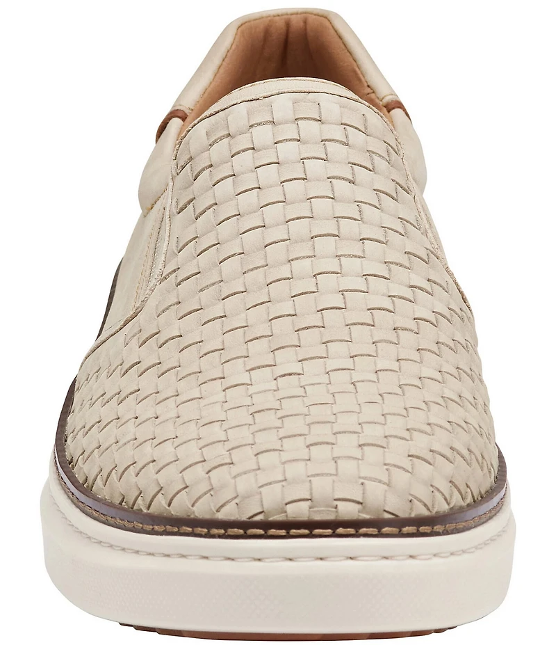 Johnston & Murphy Men's McGuffey 2 Woven Nubuck Slip On Sneakers