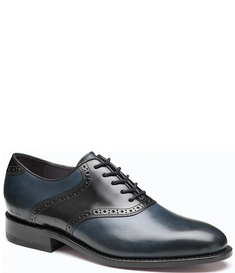 Johnston & Murphy Men's Melton Leather Saddle Oxfords