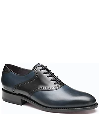 Johnston & Murphy Men's Melton Leather Saddle Oxfords