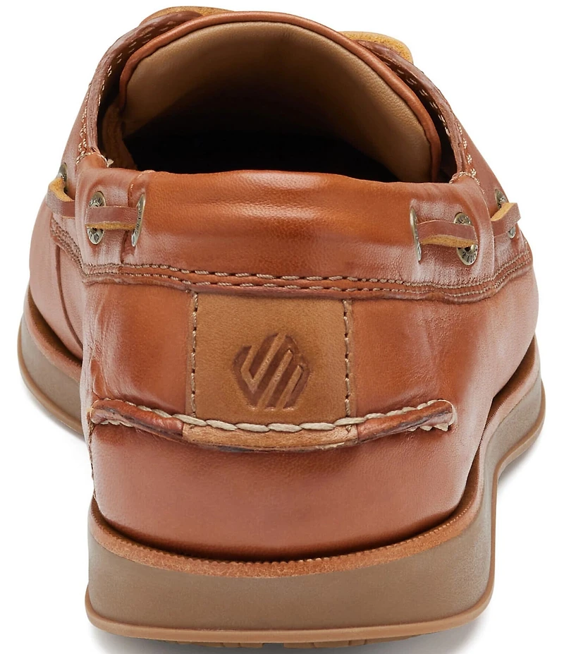 Johnston & Murphy Men's Monaco Leather 2-Eye Boat Shoes