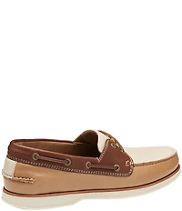 Johnston & Murphy Men's Monaco Leather 2-Eye Boat Shoes