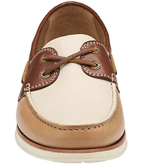 Johnston & Murphy Men's Monaco Leather 2-Eye Boat Shoes