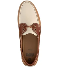 Johnston & Murphy Men's Monaco Leather 2-Eye Boat Shoes