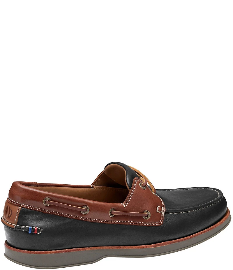 Johnston & Murphy Men's Monaco Leather 2-Eye Boat Shoes