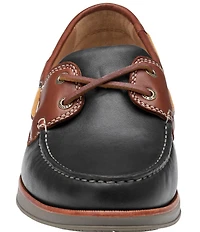 Johnston & Murphy Men's Monaco Leather 2-Eye Boat Shoes