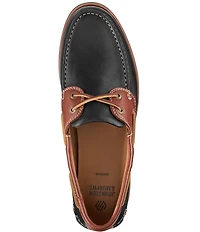 Johnston & Murphy Men's Monaco Leather 2-Eye Boat Shoes