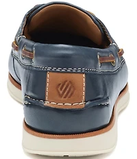 Johnston & Murphy Men's Monaco Leather 2-Eye Boat Shoes