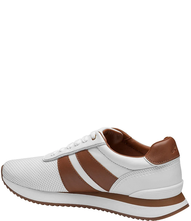 Johnston & Murphy Men's Morgan Perforated Leather U-Throat Sneakers