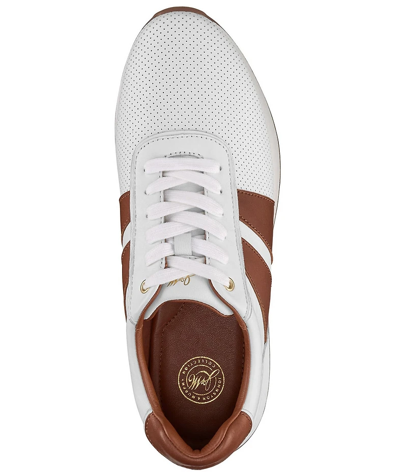 Johnston & Murphy Men's Morgan Perforated Leather U-Throat Sneakers