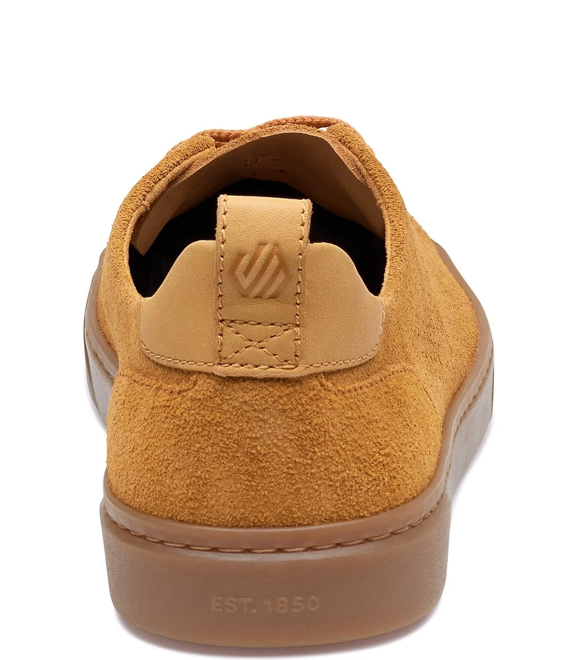 Johnston & Murphy Men's Ollie Perforated Lace To Toe Washable Suede Sneakers