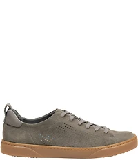 Johnston & Murphy Men's Ollie Perforated Lace To Toe Washable Suede Sneakers