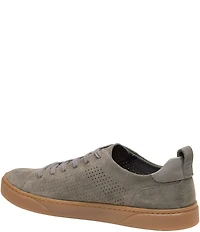 Johnston & Murphy Men's Ollie Perforated Lace To Toe Washable Suede Sneakers