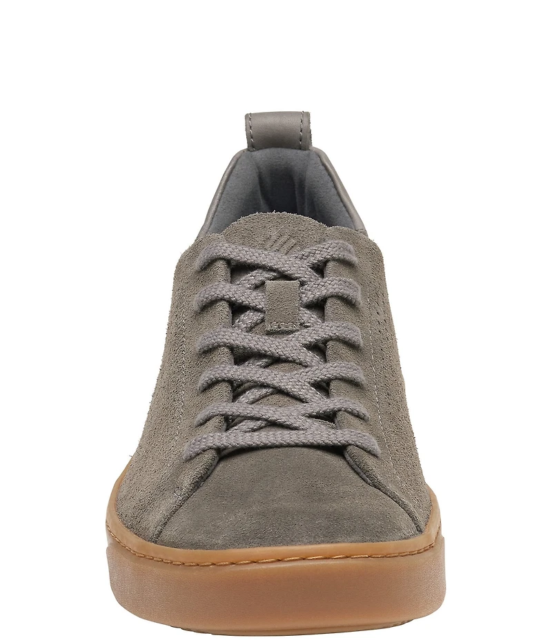 Johnston & Murphy Men's Ollie Perforated Lace To Toe Washable Suede Sneakers